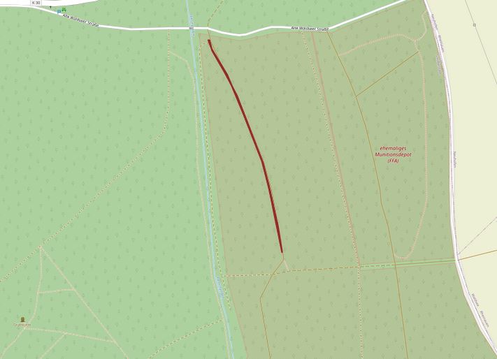 1km Munitionslager