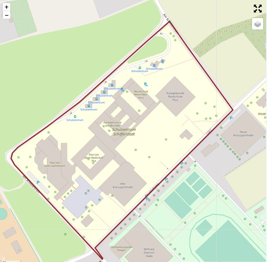 1km Schulzentrum